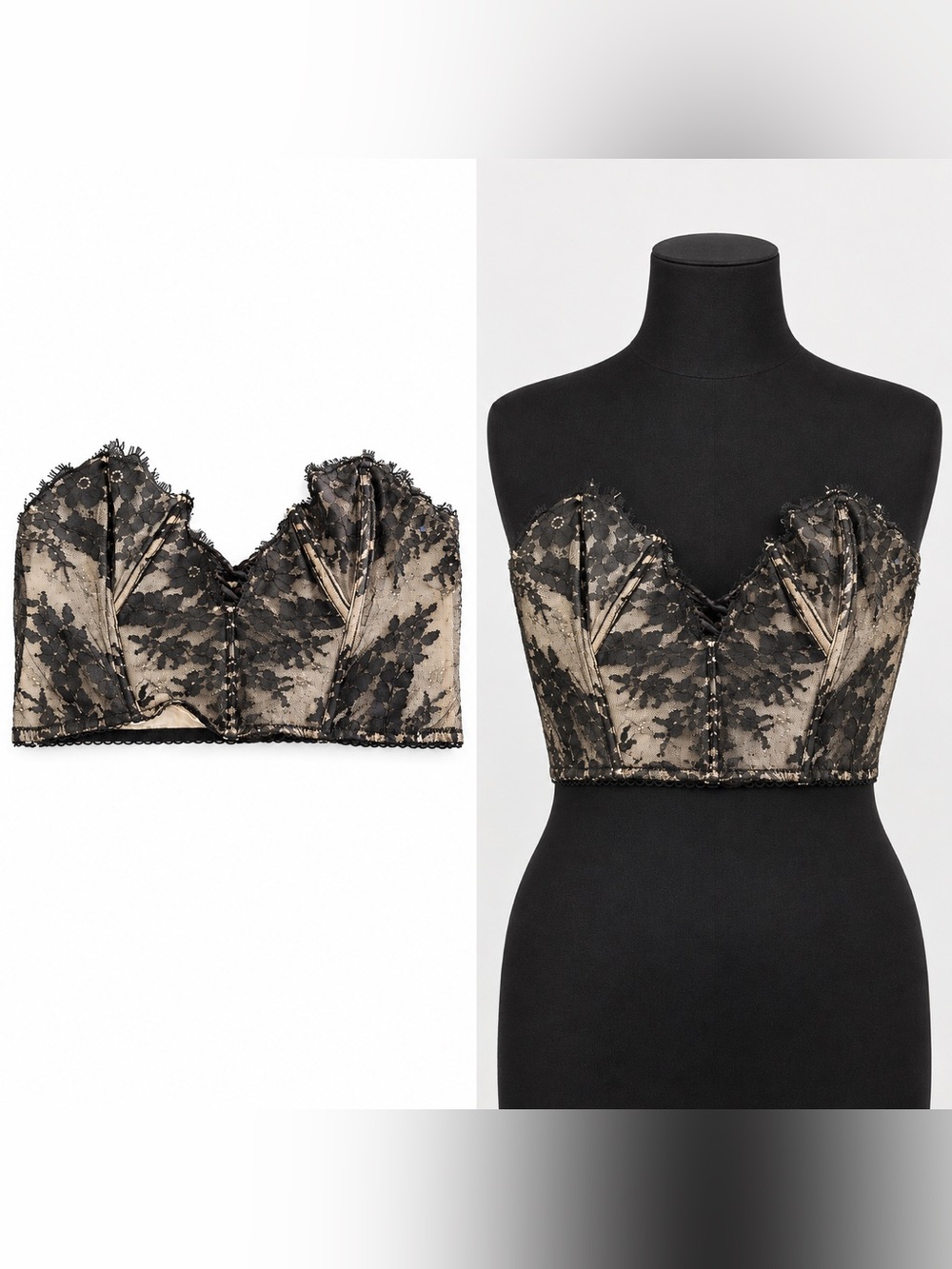 Victoria’s Secret Dream Angels Lace Bustier Corset Top Like New Large